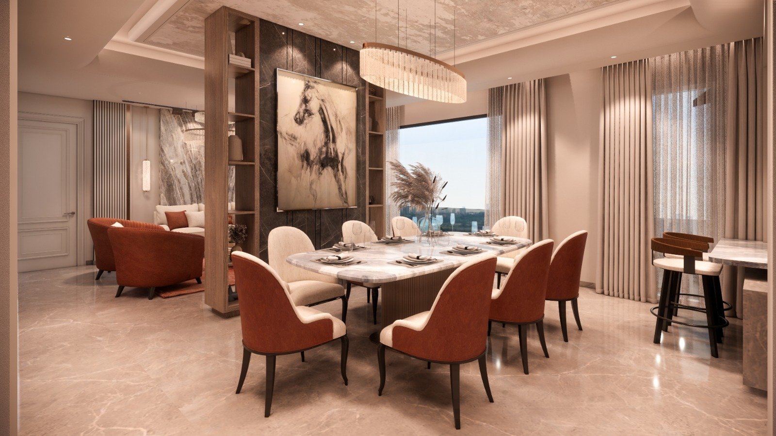 sobti flat dining room